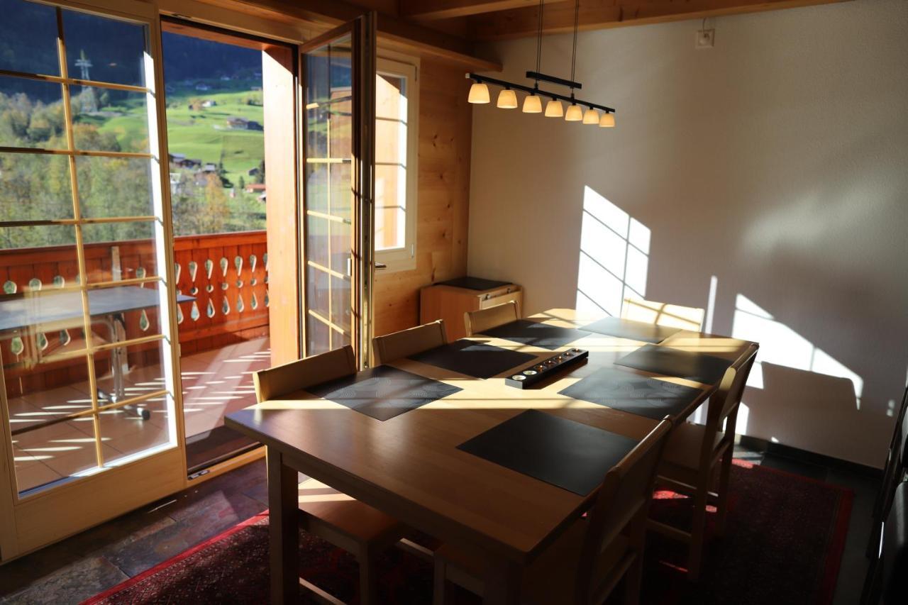 Excellent Flat With A Fantastic View Of The Eiger! Apartment กรินเดลวัลด์ ภายนอก รูปภาพ